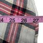 KOCH Plaid Red Size S Button-Down Shirt