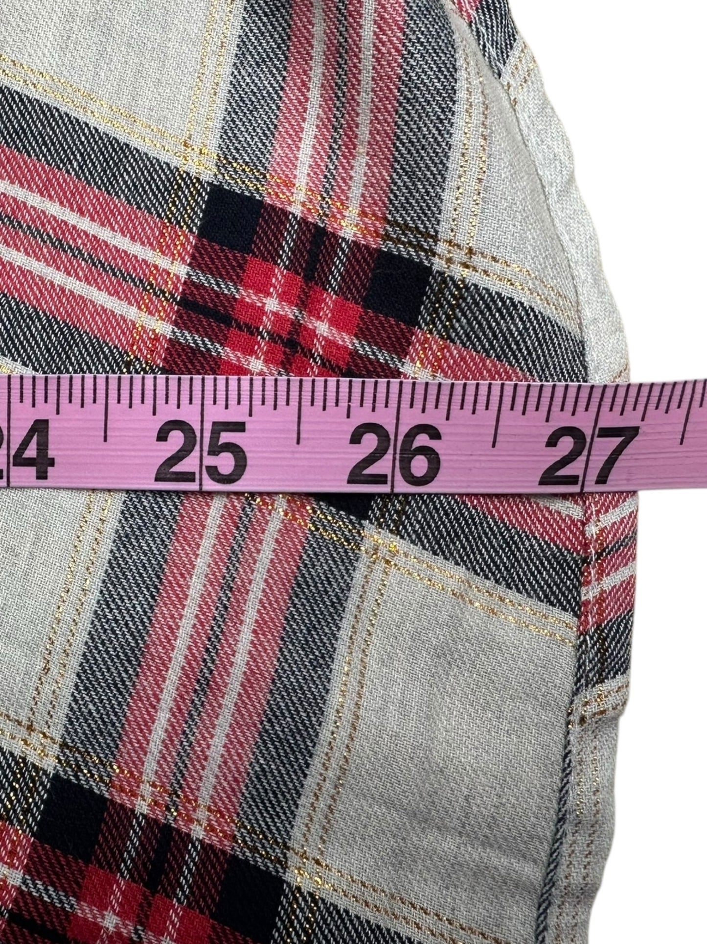 KOCH Plaid Red Size S Button-Down Shirt