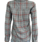 FAHERTY 100% Cotton Gray Plaid Button-Down Size S