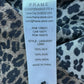 FRAME 100% Silk Leopard Print Top Size XS