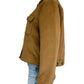 avec les filles Brown Cropped Coat Size L