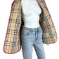BURBERRY Red Quilted Nylon Barn Jacket Size L