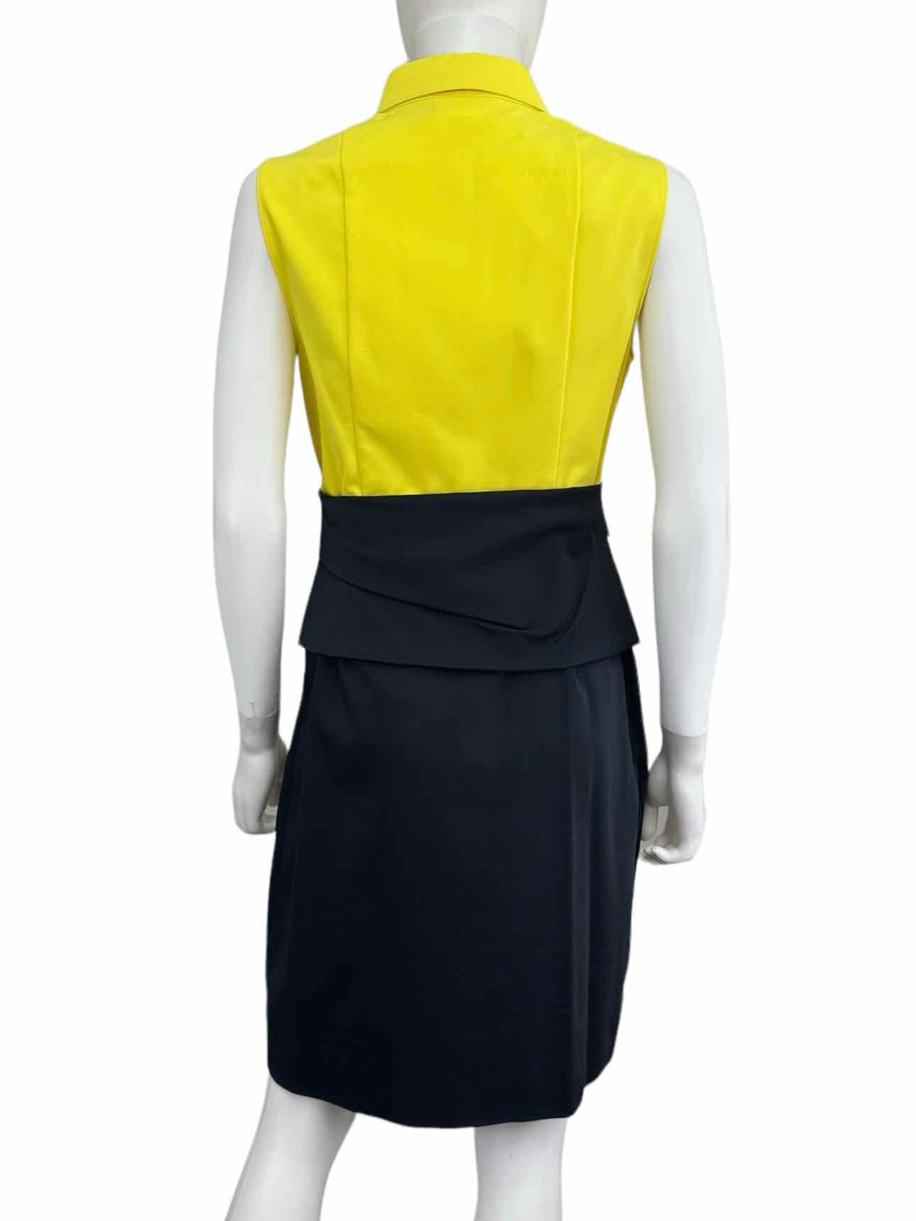 AKRIS Sleeveless Colorblock Dress Size 8