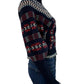 SEA New York Ayla Fair Isle Sweater Cardigan Size S