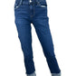PAIGE Blue Skyline Skinny Crop Jeans Size 28