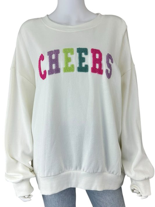 Z SUPPLY NWT Cheers Sweatshirt Size L
