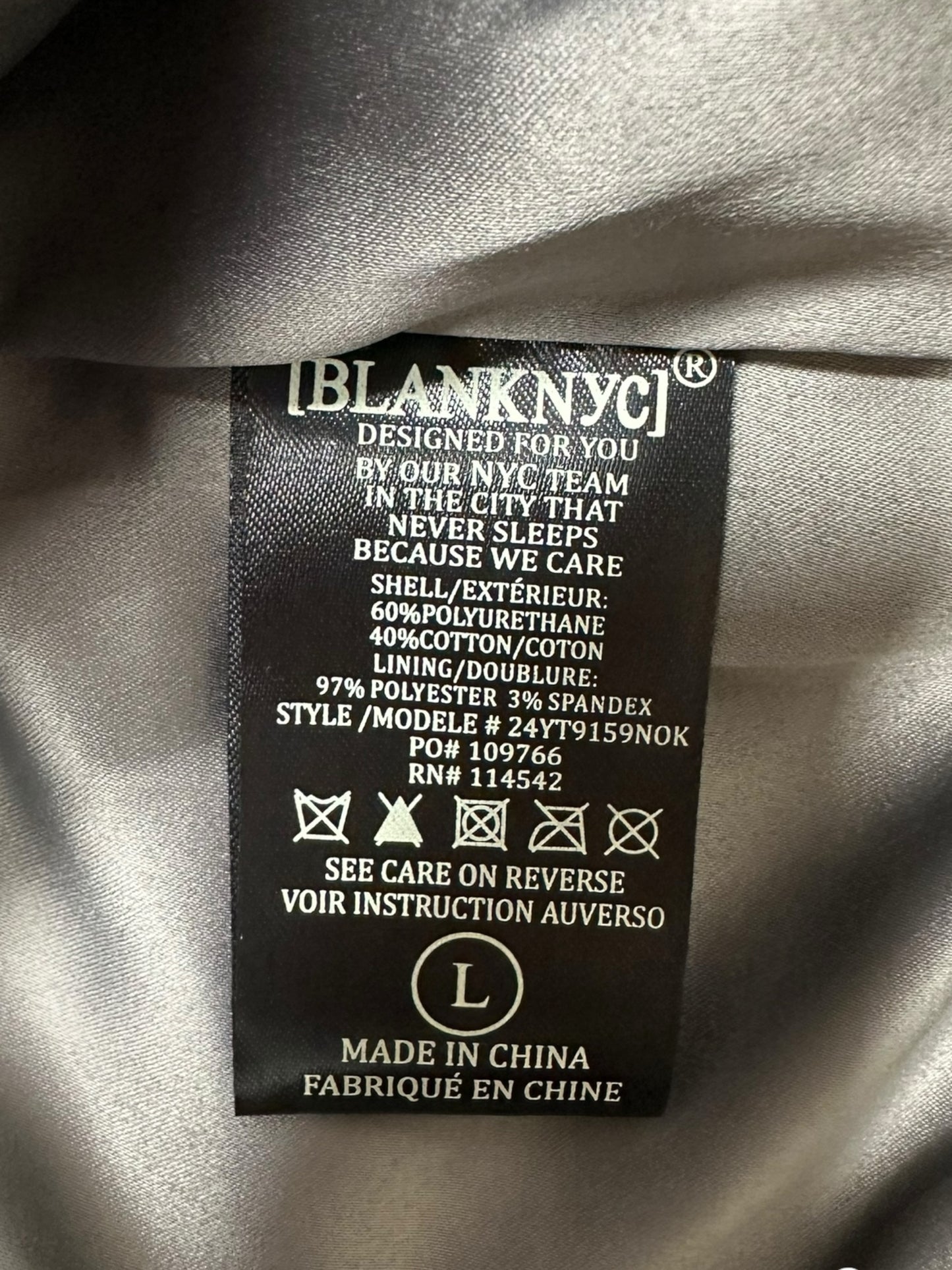 blank nyc Size L Jacket- Casual