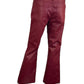 KUT from the Kloth NWT Burgundy Coated Kelsey Crop Boot Jeans Size 6