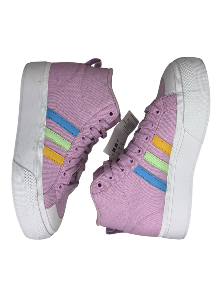 ADIDAS NWT Lilac Bravada 2.0 Mid Platform Skateboarding Sneaker Size 7.5