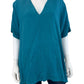 bryn Walker Teal 100% Linen Tunic Size XL