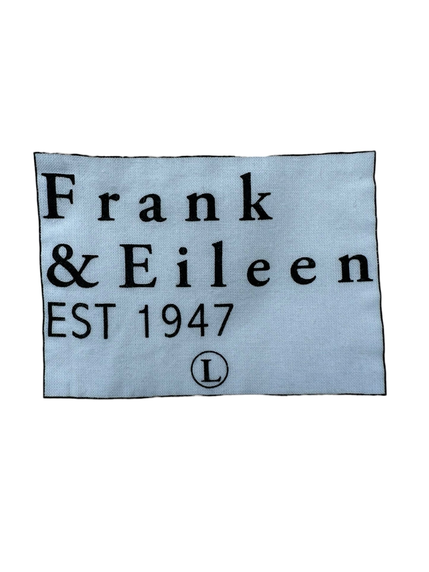 Frank & Eileen White 100% Cotton Fiona Button-Up Shirt Size L