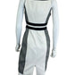 White House Black Market Color Block Workwear Dress Size 2