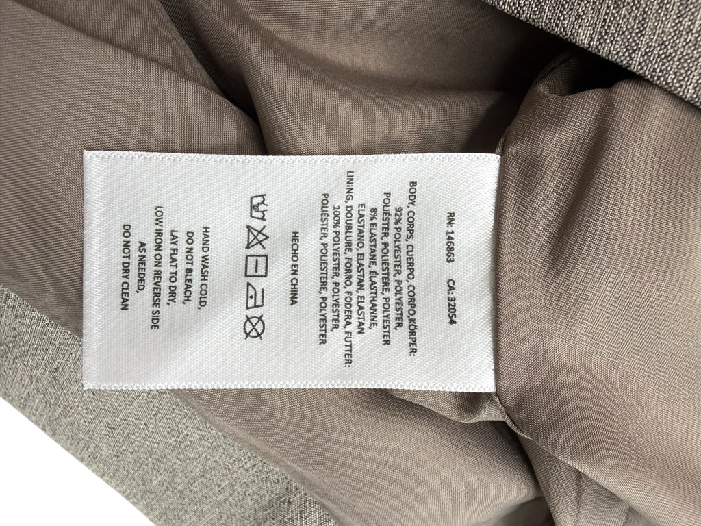 Mare Mare Gray Square-Neck Shift Dress Size M