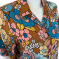 DODO Bar OR Brown Floral Nancy Shirt Dress Size L