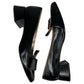 Max Mara Black Leather Colomba Pumps Size 39