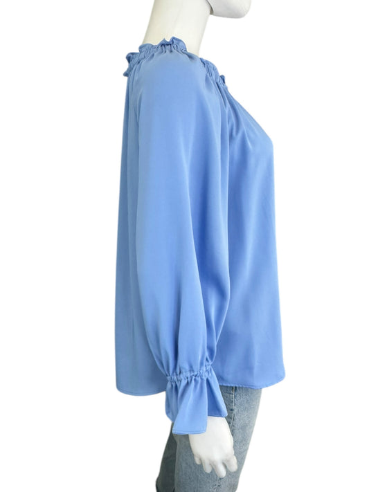NWT Talbots Light Blue Blouse Size M