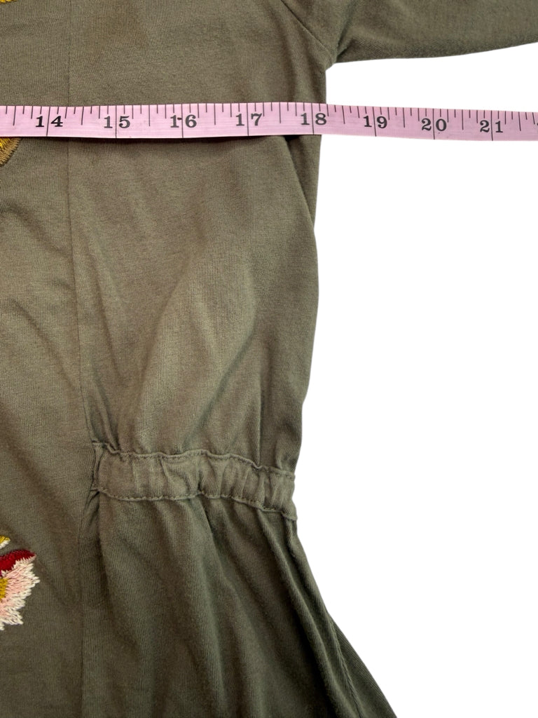 Johnny Was Green Anzia Embroidered Harlowe Dress Size XS
