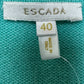 ESCADA Aqua 100% Cashmere Sweater Size 4