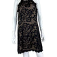 SKIES ARE BLUE NWT Black Lace Mini Dress Size M