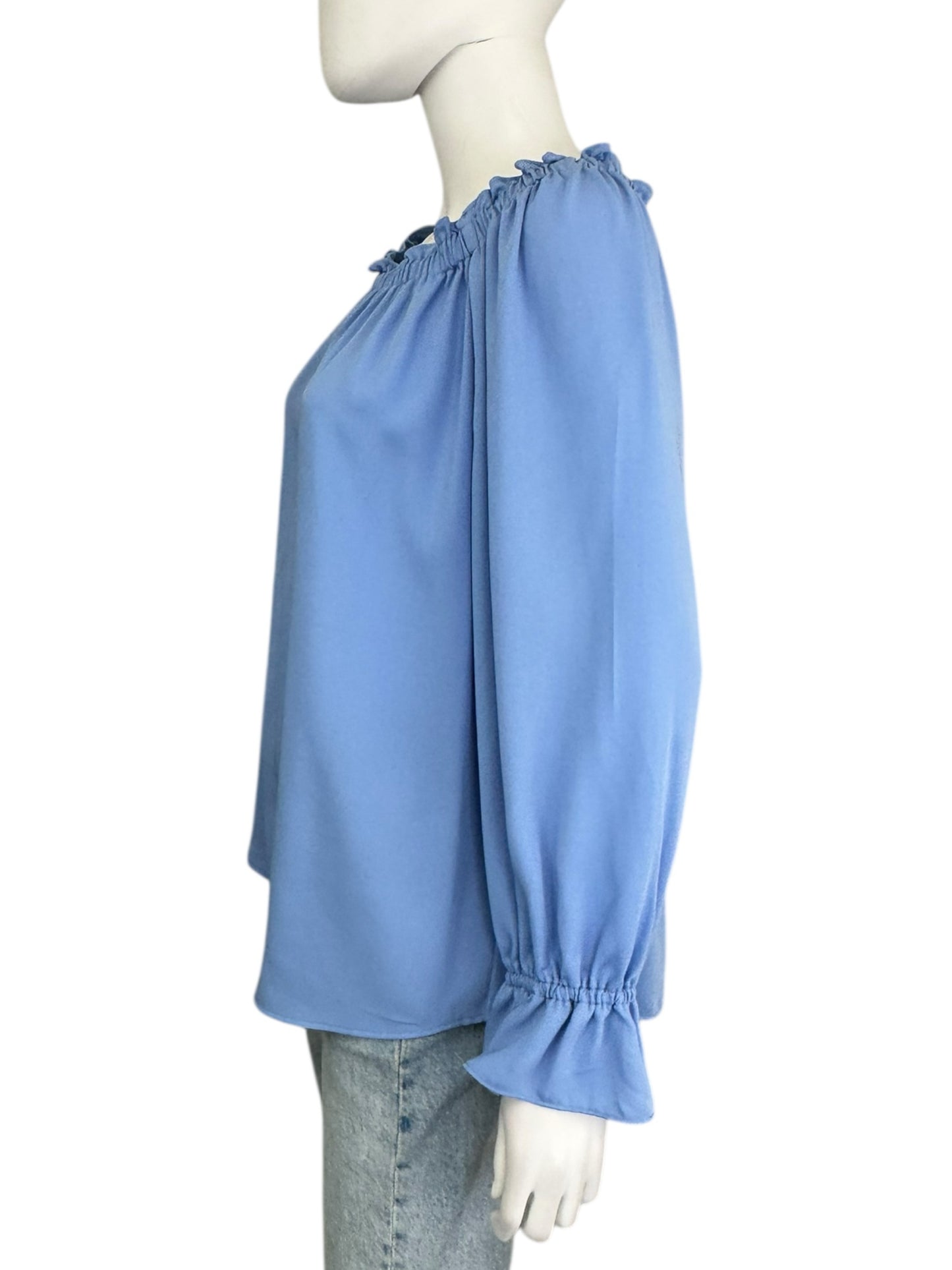 NWT Talbots Light Blue Blouse Size M