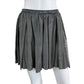 Nicole Paloma Gray Distressed Snap Mini Skirt Size S