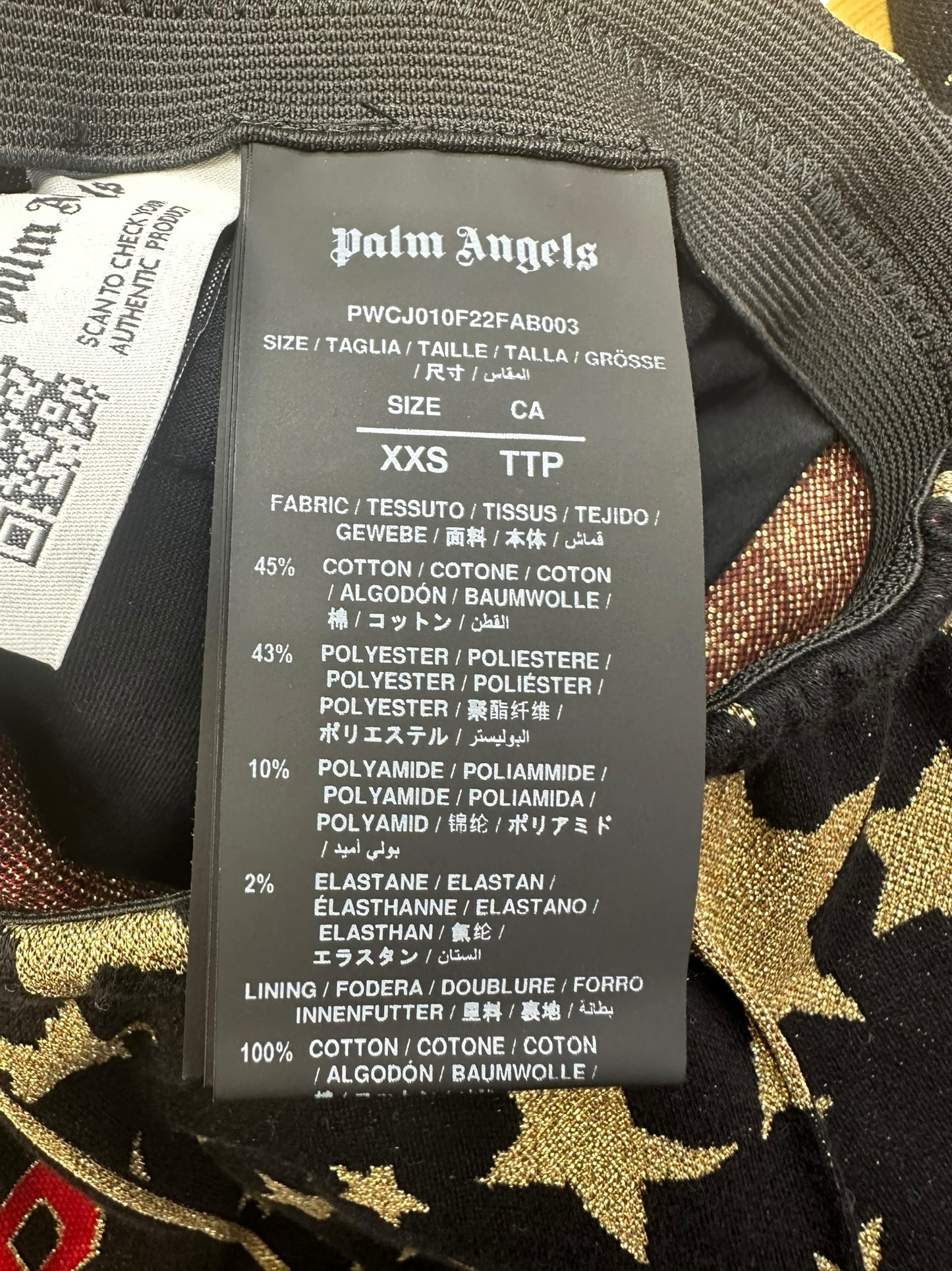 PALM ANGELS Star Knit Pants Size XXS