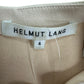 Helmut Lang Beige Lamb Leather Top Size 4