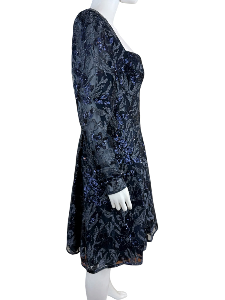 Dress the Population NWT Navy Brie Sequin Mini Dress Size XXL – alineconsignment
