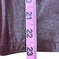 Theory 100% Lamb Leather Burgundy Tank Size 2
