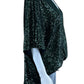 TRINA TURK Green Sequin Blouse Size XL