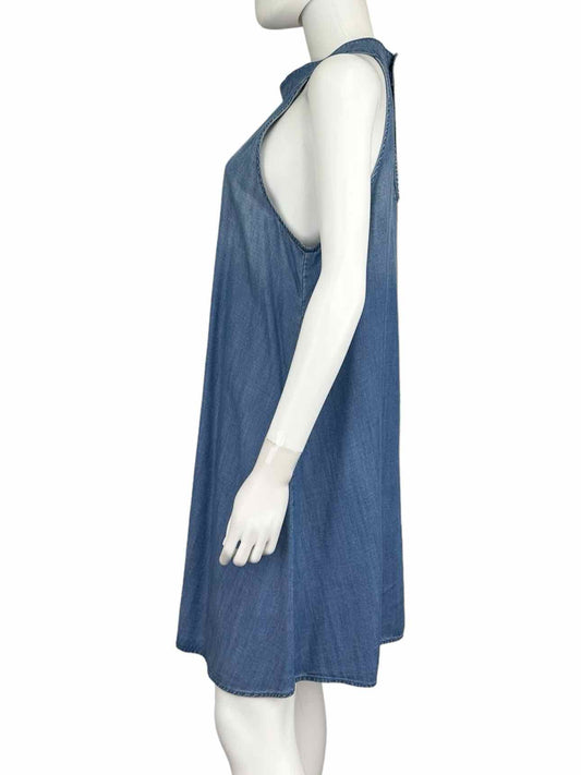 chelsea & violet NWT Blue Chambray Halter Dress Size L