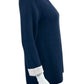 TAHARI Navy 100% Cashmere Sweater Size M