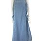 Pure Jill INDIGO Blue Overall Maxi Dress Size L