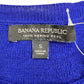 BANANA REPUBLIC 100% Merino Wool Blue Sweater Size S