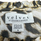 velvet BY GRAHAM & SPENCER Leopard Blouse Size S