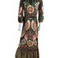 FARM Rio Amorina Floral Wrap Maxi Dress Size S