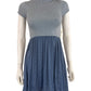 anthropologie NWT Blue Thea Twofer Sweater Dress Size MP