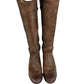 Frye Brown Leather Jackie Button Boots Size 9