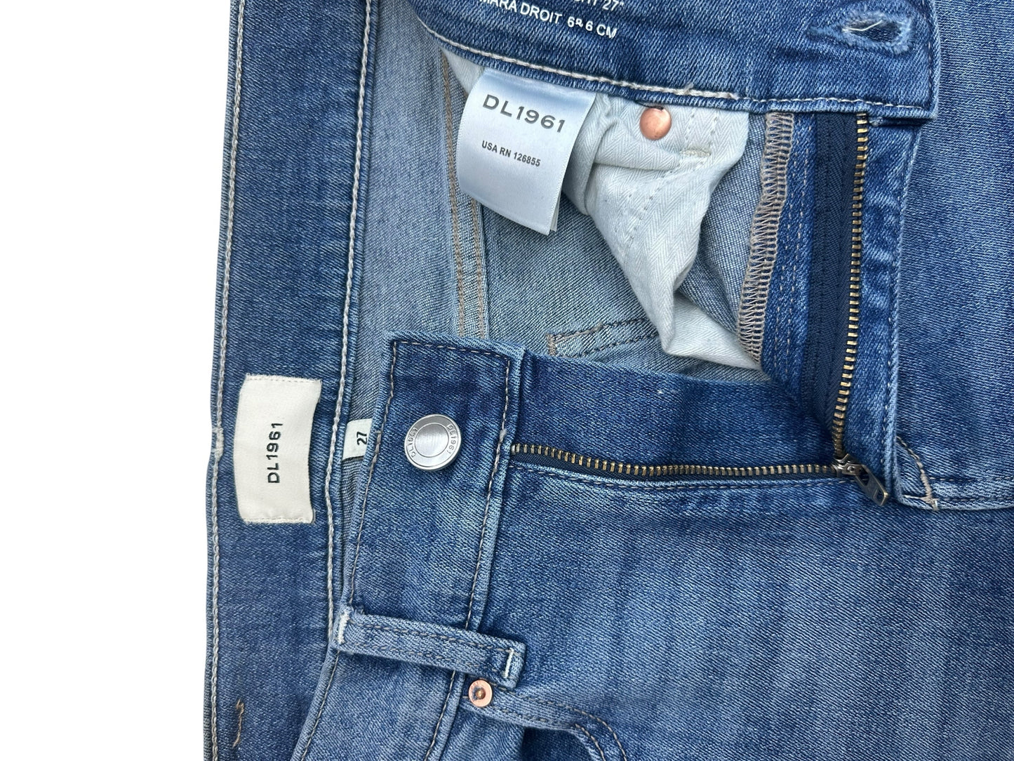 DL1961 Blue Mara Straight Leg Jeans Size 27