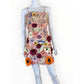 Storia NWT Multi Floral Collaged Mini Dress Size L