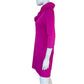 Gretchen Scott Pink Ruffneck Jersey Shift Dress Size XS