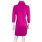 Gretchen Scott Pink Ruffneck Jersey Shift Dress Size XS
