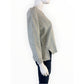 AMO Gray Distressed French Terry Sweatshirt Size S