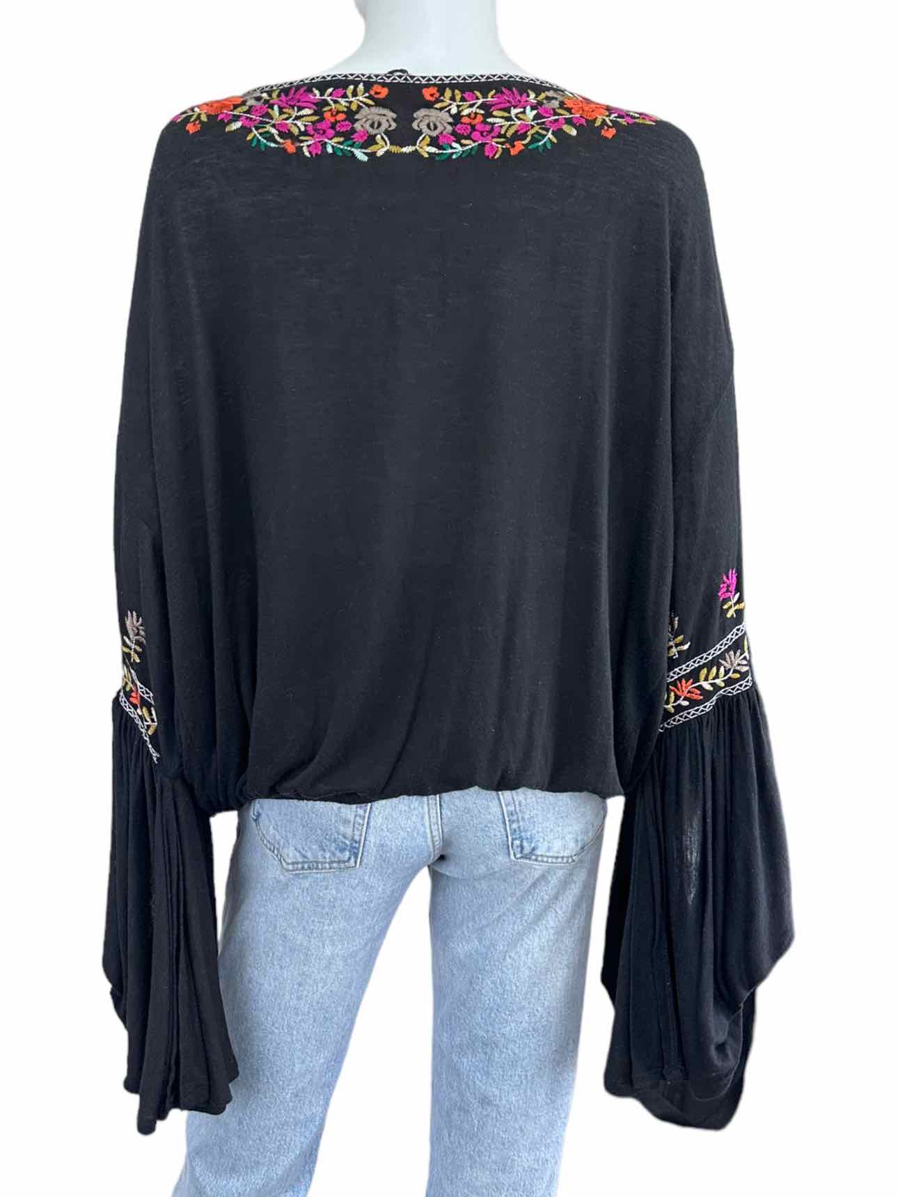 Free People Embroidered Blouse Size XS