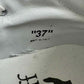 OFF WHITE c/o Virgil Abloh 3.0 OFF COURT Glitter Silver White High Top Sneakers Size 7B