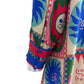 Johnny Was 100% Silk Lionora Sunshine Print Dress Size L