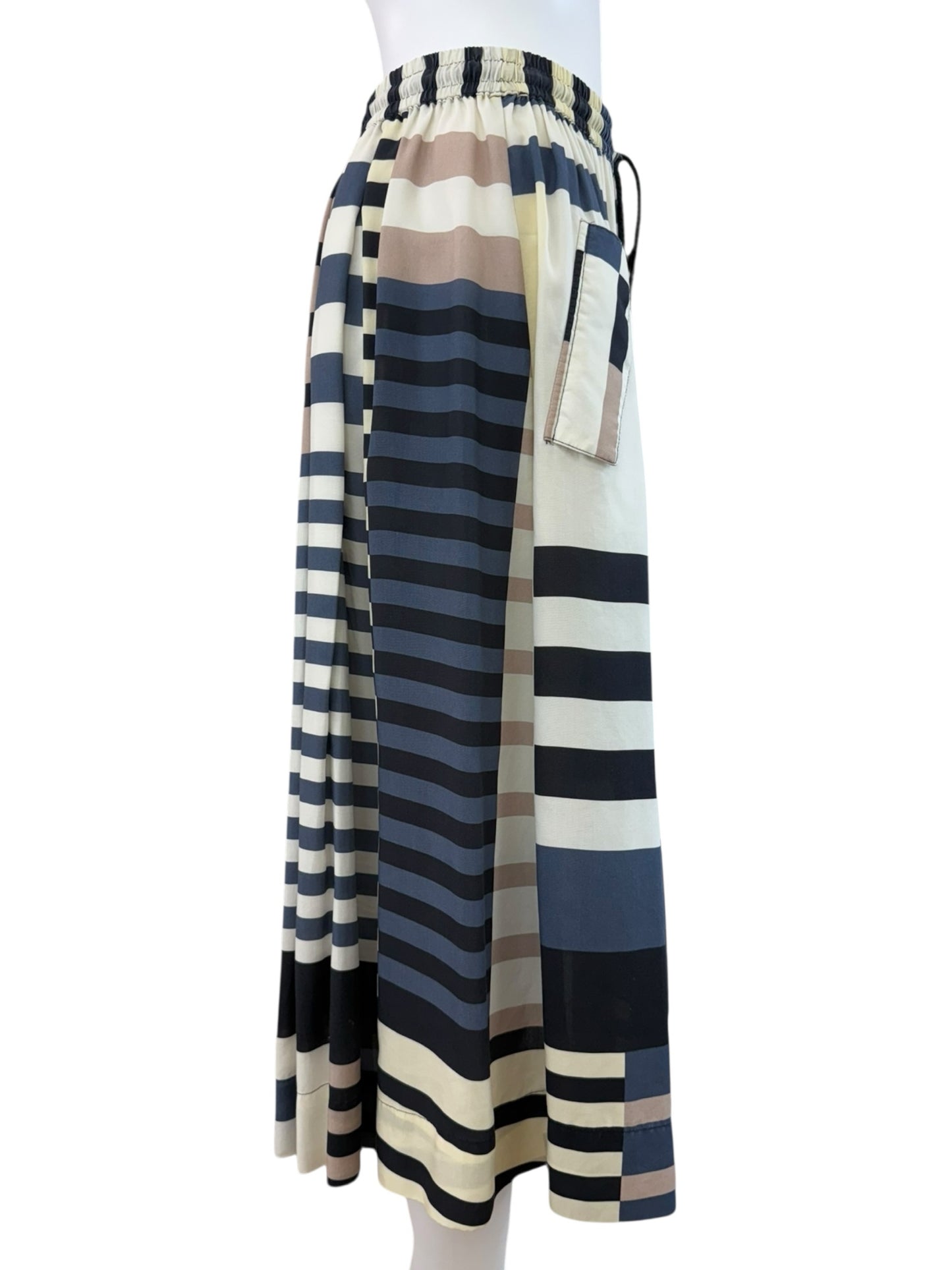 CLOSED Color Block Midi Skirt Size S