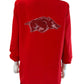 MOVING FORWARD DESIGNS Gameday Red Razorback Blazer Size L