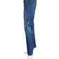 Johnny Was Embroidered Butterfly Boyfriend Jeans Size 28