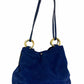 Tory Burch Farrah Suede Tote in Navy